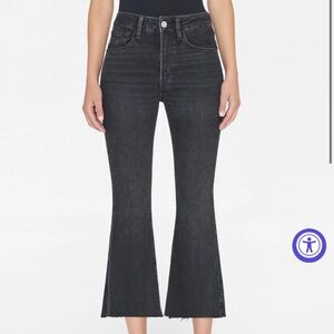 Frame Denim Charcoal Flare Jeans